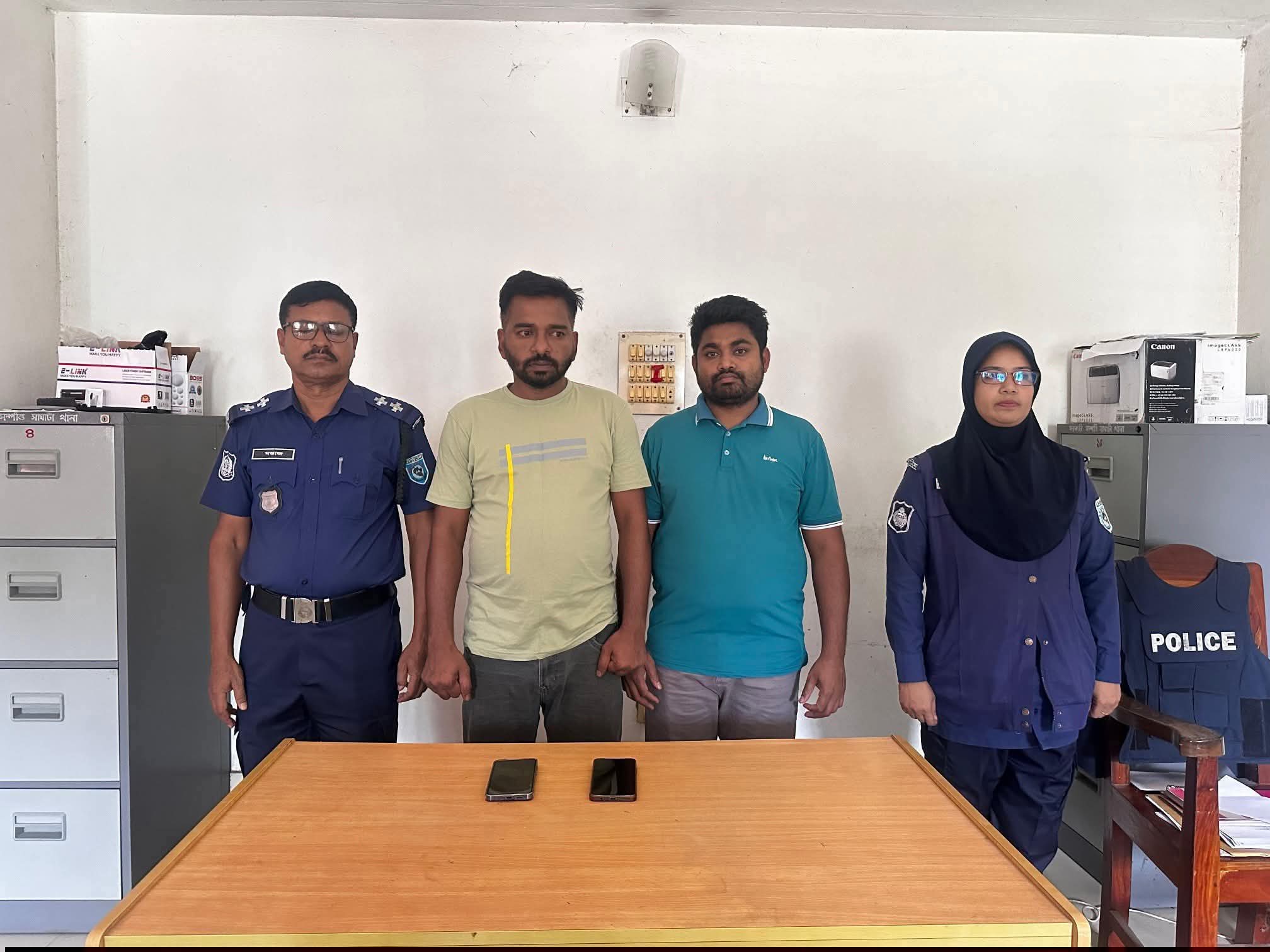 গাইবান্ধায় সাঘাটায় উপজেলায় অনলাইন জুয়ার ক্যাসিনো মাস্টার এজেন্টসহ আটক ২