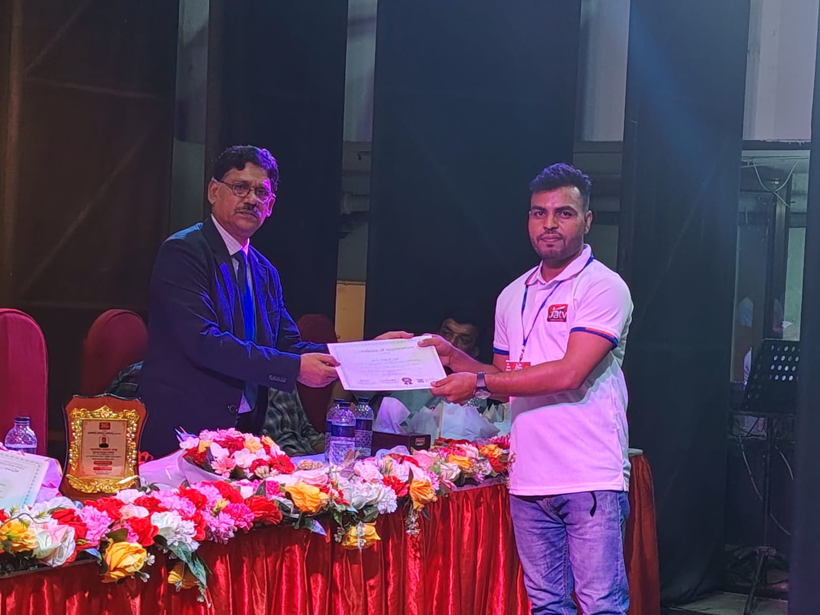 জেএ টিভির প্রতিনিধি কর্মশালা ও সনদ বিতরণ অনুষ্ঠান পালিত হয়েছে