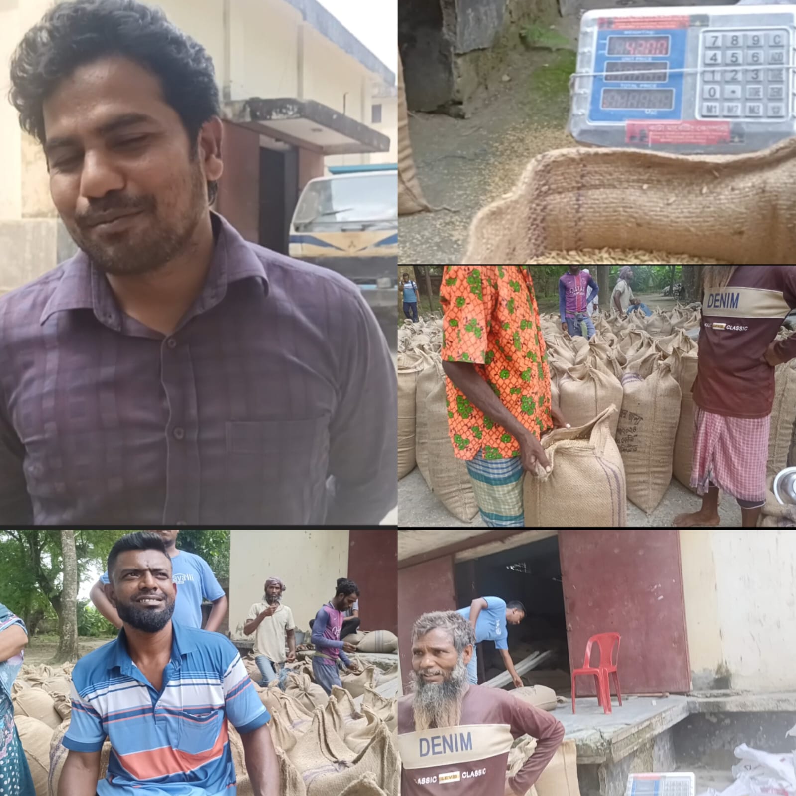 মোল্লাহাটে শুরু ধান-চাল সংগ্রহ কার্যক্রম, পরিমাপে বেশি নেয়ার অভিযোগ