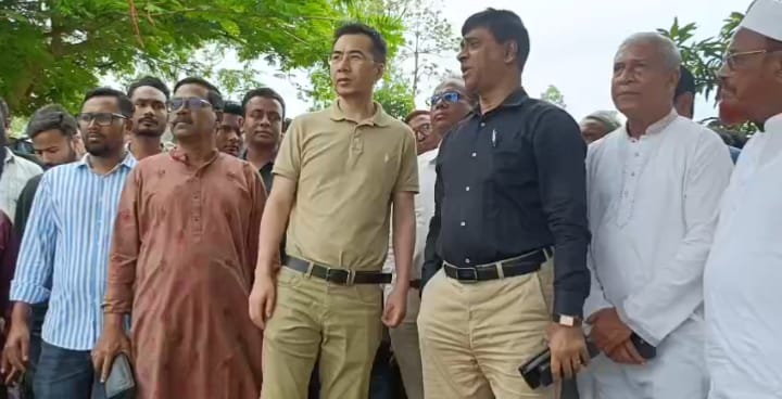 কুড়িগ্রামে ধরলায় ১৭৫০ মিটার সেতু নির্মাণের সম্ভাব্যতা যাচাইয়ে চীনা প্রতিনিধি দল