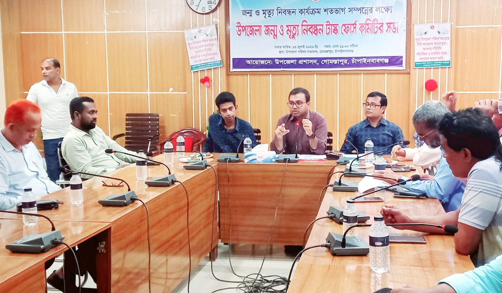 ভোগান্তি কমাতে শতভাগ জন্ম-মৃত্যু নিবন্ধনের লক্ষ্যে গোমস্তাপুরে টাস্কফোর্সের সভা