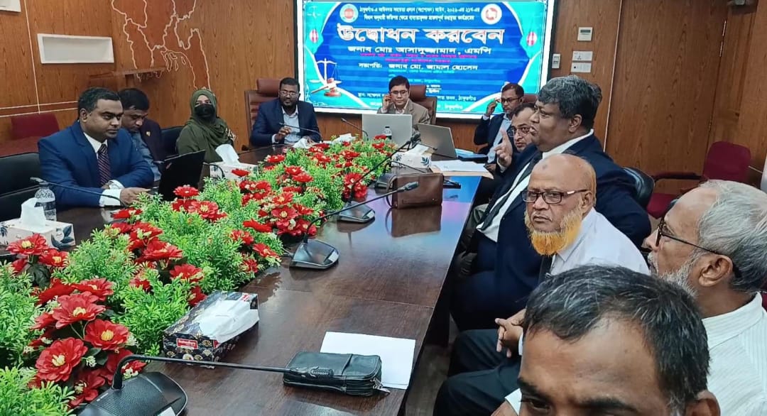ঠাকুরগাঁওয়ে বাধ্যতামূলক মামলাপূর্ব কার্যক্রমের উদ্বোধন করলেন আইনমন্ত্রী