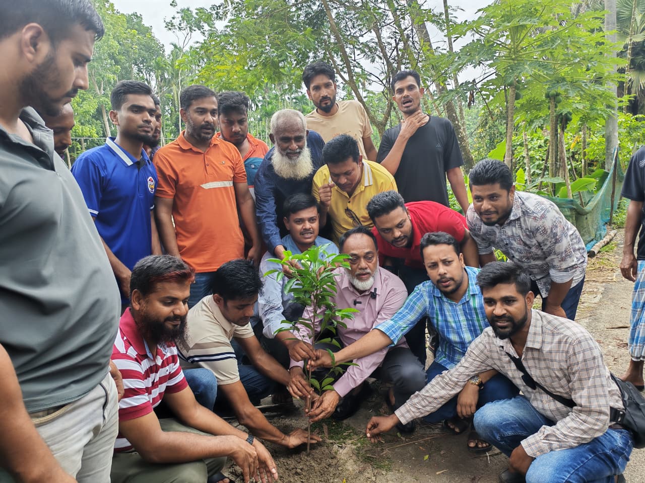 দেশ বাঁচাতে হলে গাছ লাগাতে হবে’ লাভলুর আহ্বানে পিরোজপুরে বৃক্ষরোপণ কর্মসূচি