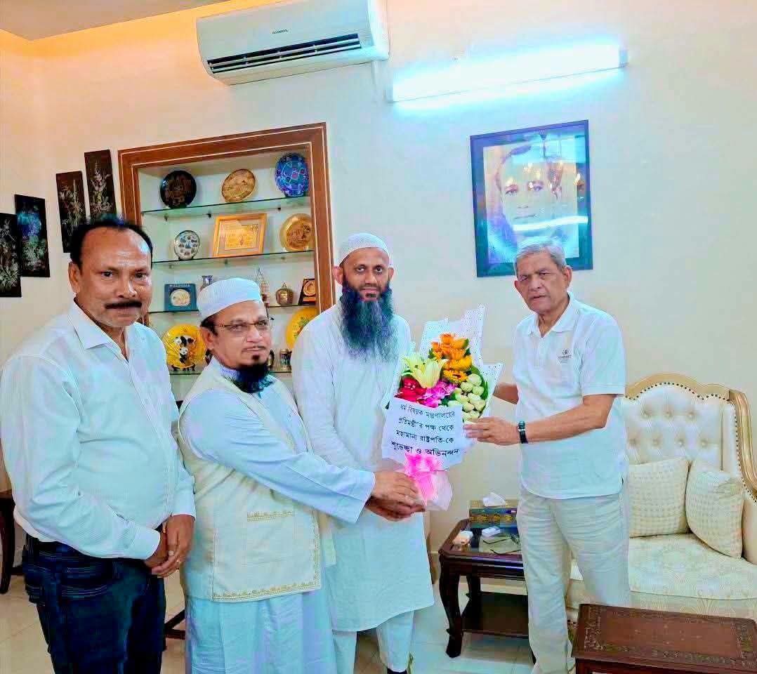 রাষ্ট্রপতির সঙ্গে সৌজন্য সাক্ষাৎ করলেন প্রতিমন্ত্রী শামীম কায়সার লিংকন