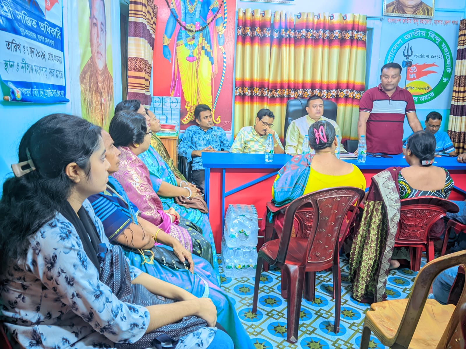 জন্মষ্টমী উপলক্ষে মহাজোট যশোর জেলা কমিটির প্রস্তুতি সভা।