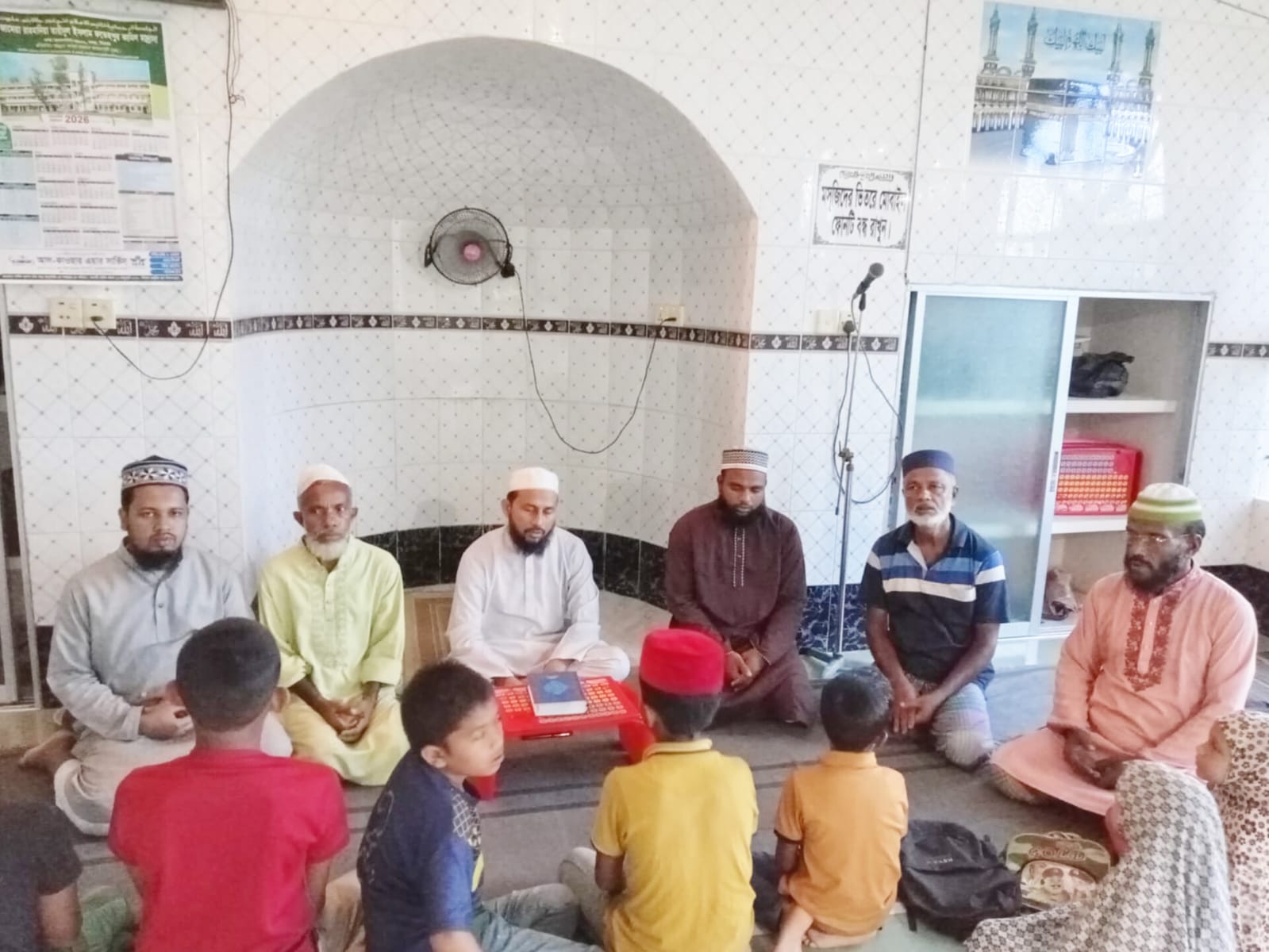বৈকালিক মক্তবের উদ্বোধন উপলক্ষে দোয়া মাহফিল অনুষ্ঠিত