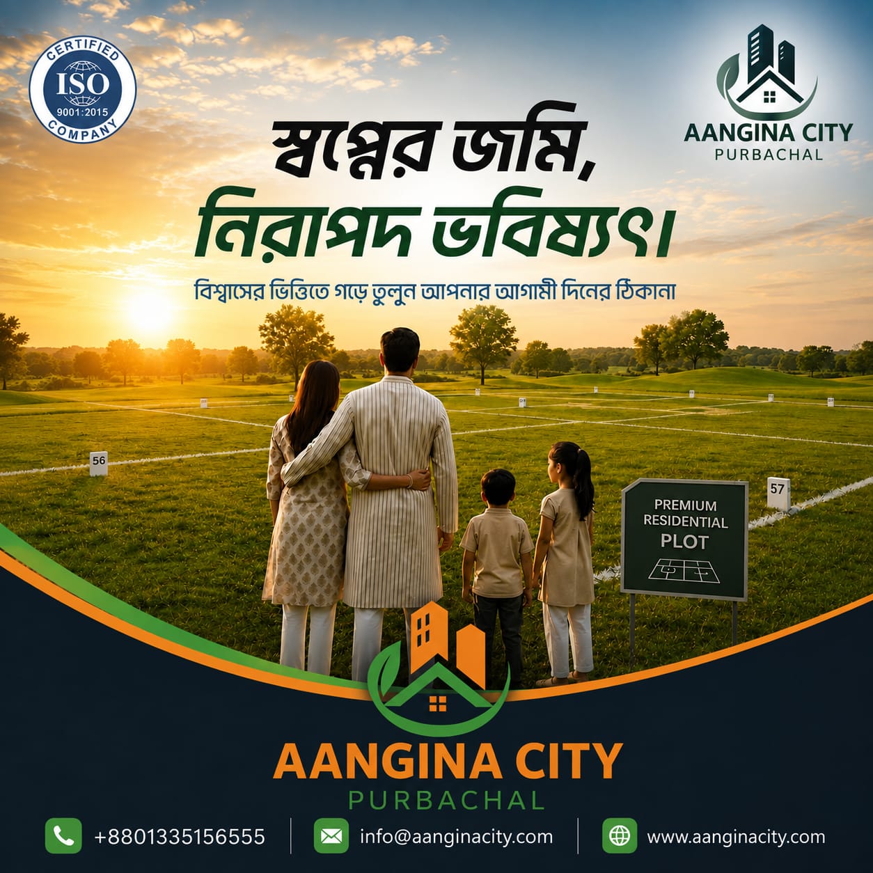 ভবিষ্যতের ঠিকানা গড়তে এগিয়ে যাচ্ছে আঙ্গিনা সিটি—পূর্বাচলে নতুন সম্ভাবনার হাতছানি।