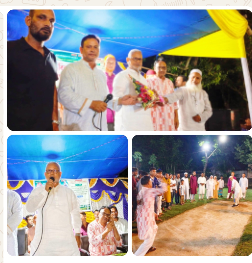 বীরগঞ্জে নাইট ক্রিকেট টুর্নামেন্টের উদ্বোধন করলো_এমপি মনজুরুল ইসলাম মঞ্জু।