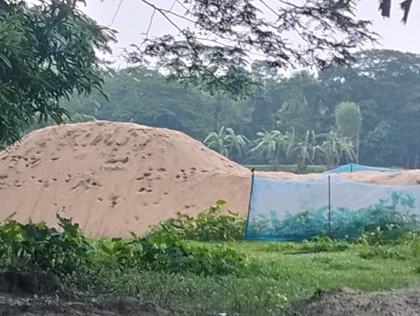 বারহাট্টায় বালু ব্যবসায় কে মোবাইল কোর্টে ২০ হাজার টাকা জরিমানা