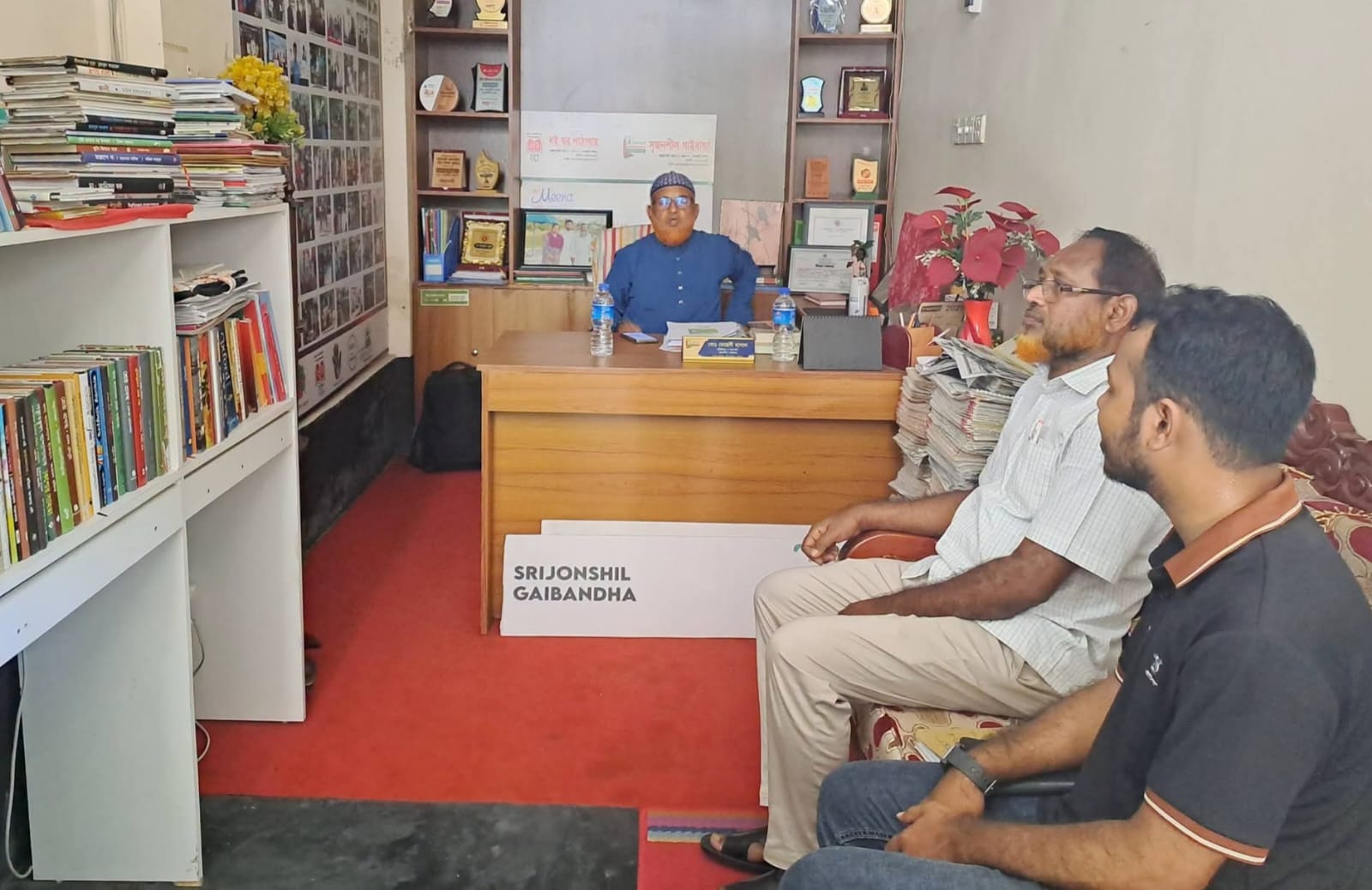 গাইবান্ধায় তরুণদের নেতৃত্বে সামাজিক উন্নয়ন কার্যক্রম পরিদর্শনে উপপরিচালক ইমাম হাশিম