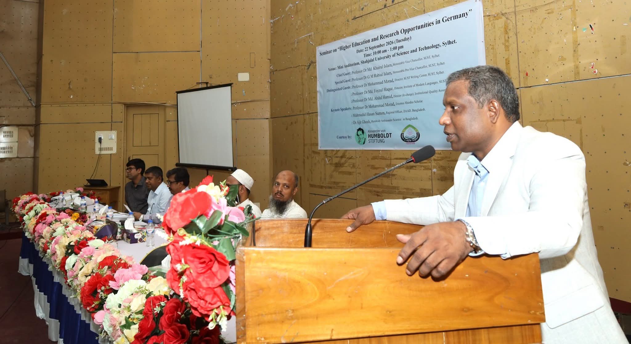 শাবিপ্রবিতে ‘জার্মানিতে উচ্চশিক্ষা ও গবেষণার সুযোগ’ শীর্ষক সেমিনার অনুষ্ঠিত।