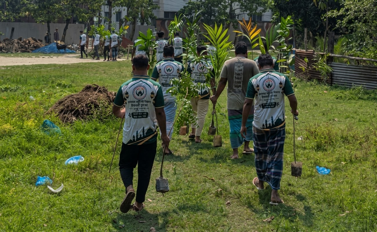 রুপগঞ্জের আগামী সবুজের ছোঁয়ায় গড়ার উদ্যোগ