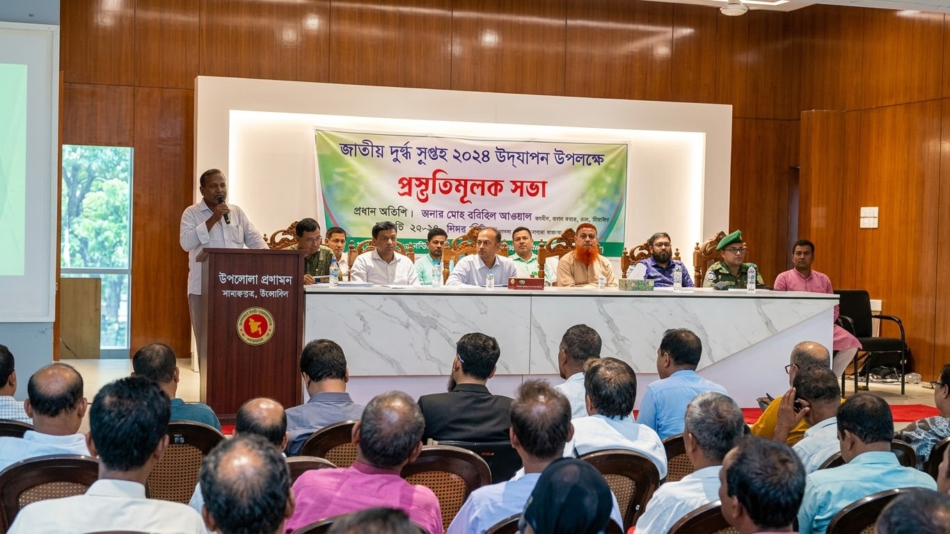 ​নাগরপুরে শারদীয় দুর্গাপূজা উপলক্ষে প্রস্তুতিমূলক সভা অনুষ্ঠিত