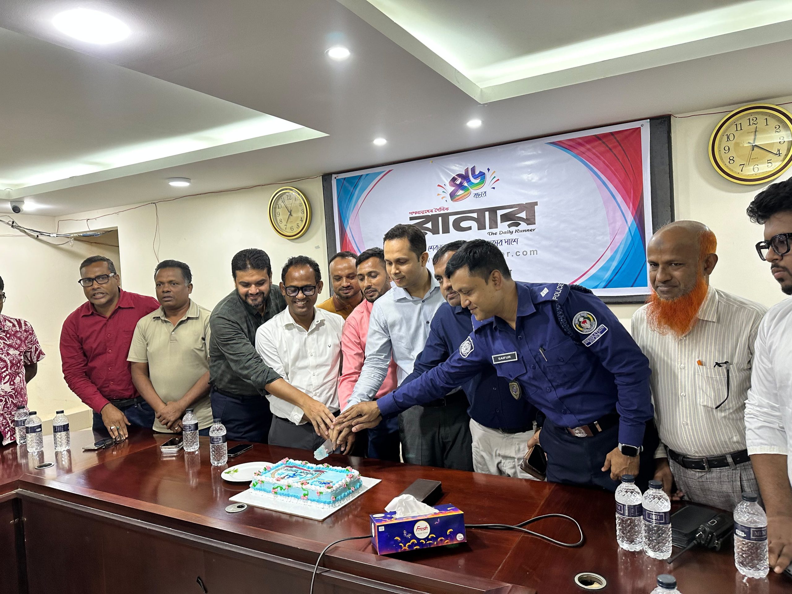 বেনাপোলে দৈনিক রানার প্রত্রিকার ৪৬-তম, প্রতিষ্ঠাবার্ষিকী উদযাপন
