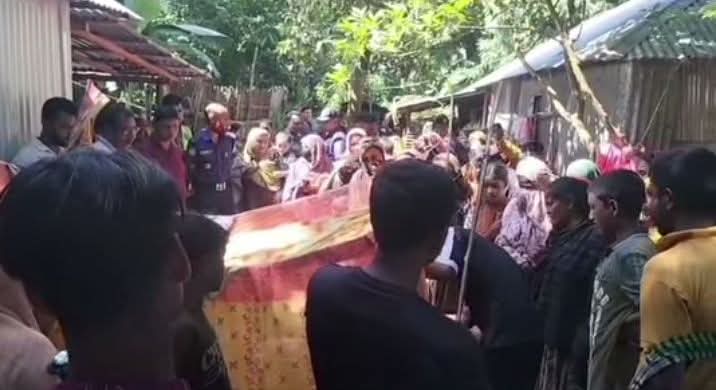 গাইবান্ধায় নবদম্পতির মৃত্যু, শোকের ছায়া