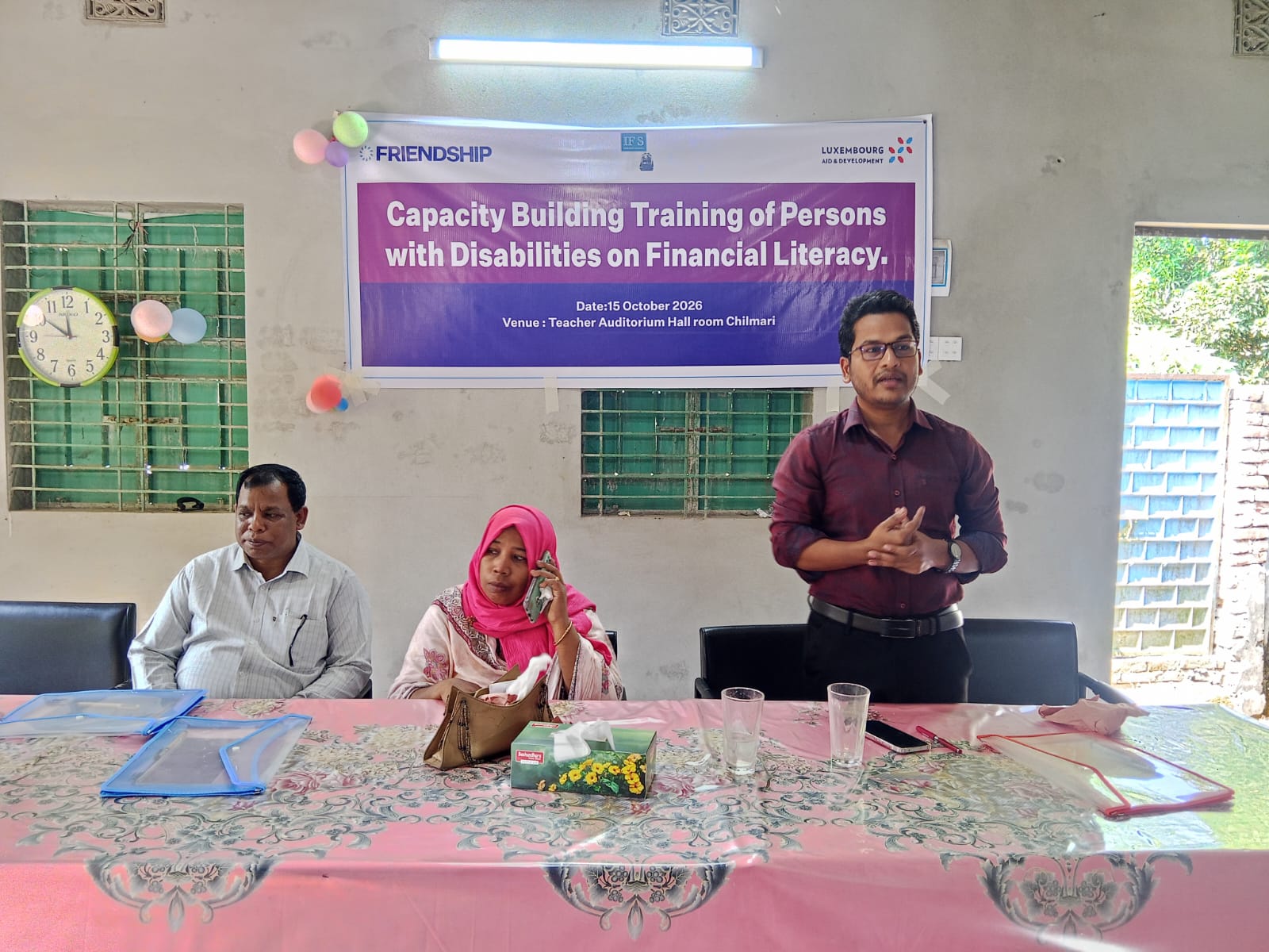 চিলমারীতে “প্রতিবন্ধী ব্যক্তিদের আর্থিক সাক্ষরতা বিষয়ক সক্ষমতা বৃদ্ধি উপর” প্রশিক্ষণ অনুষ্ঠিত
