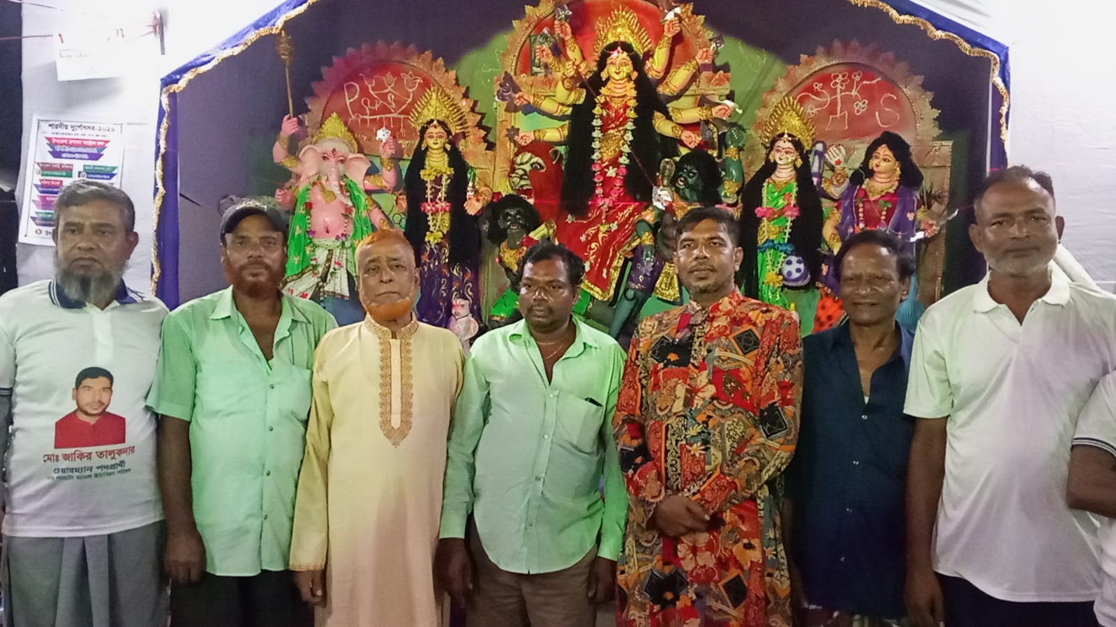 নাগরপুরের গয়হাটায় বিভিন্ন পূজামণ্ডপ পরিদর্শন করলেন চেয়ারম্যান প্রার্থী জাকির তালুকদার